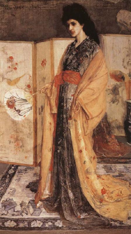 James Mcneill Whistler Whistler-s passion for all things oriental is presented here in his the princess from the Land of Porcelain Spain oil painting art